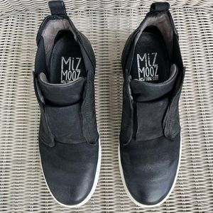 Miz Mooz Laurent Slip On Sneaker in Black Size 38